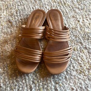 Madewell leather sandal 6.5 good condition